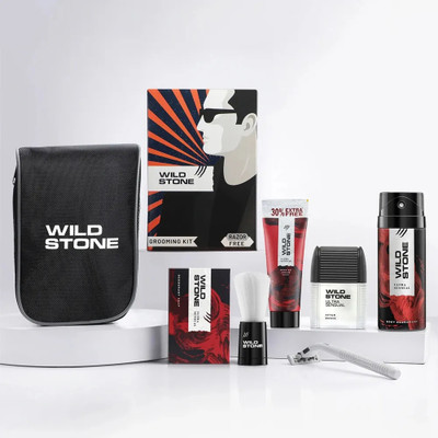 Wild Stone Grooming Kit for Men | 7 IN 1 Gifting Combo(7 Items in the set)