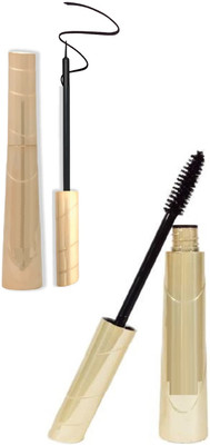 Maryville long lasting water proof new mascara with eyeliner pack of 2(2 Items in the set)