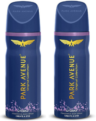 PARK AVENUE STORM DEODORANT FOR MEN, 150ML PK OF 2 Deodorant Spray  -  For Men(300 ml, Pack of 2)
