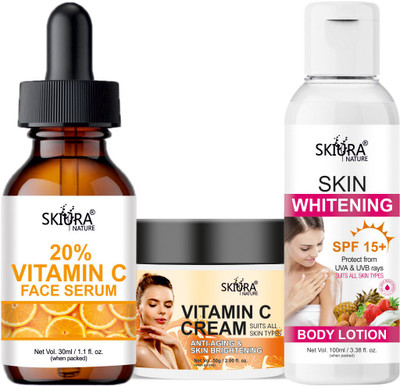 Skiura Vitamin C Cream (50gm) |(3 Items in the set)
