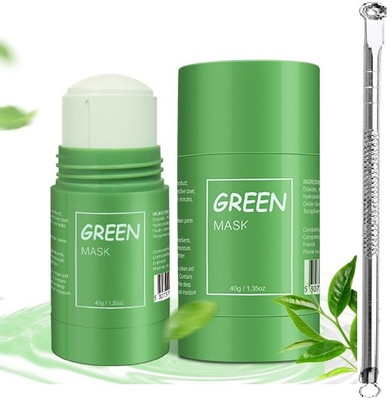 Yuency Cleansing Mask Green Tea Facial Detox Mud Mask and pimple remover pin(2 Items in the set)