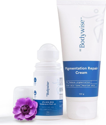 Be Bodywise Pigmentation Kit - Flora Fragrance | For Even-Toned & Smooth Underarm(2 Items in the set)
