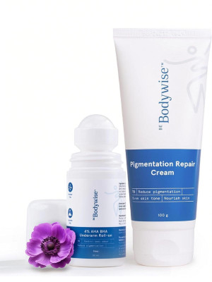 Be Bodywise Pigmentation Kit - Flora Fragrance | For Even-Toned & Smooth Underarm(2 Items in the set)