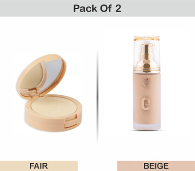 MATTLOOK Perfect Oil Control Compact+Pore Oil Control Full Coverage Foundation Combo-37(2 Items in the set)