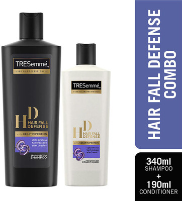 TRESemme Hair fall Defense Kit for Hairfall control - 340ml Shampoo and 190ml Conditioner(2 Items in the set)