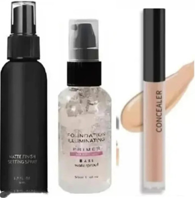 GLOW IT Fixer Spary ,Primer,Conceller(3 Items in the set)
