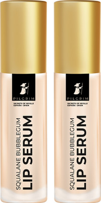 Pilgrim Hydrating Lip Serum With Rollon For Soft & Plump Lips With Shea Butter Pack of 2(2 Items in the set)