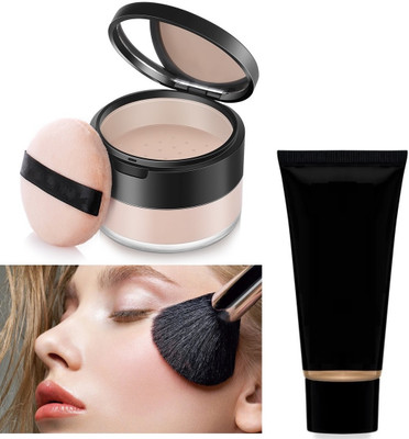 BLUEMERMAID COMPACT POWDER + TUBE FOUNDATION FACE MAKEUP COMBO(2 Items in the set)