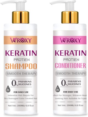 Wroxy Keratin Shampoo and Keratin Conditioner Smooth Therapy(2 Items in the set)