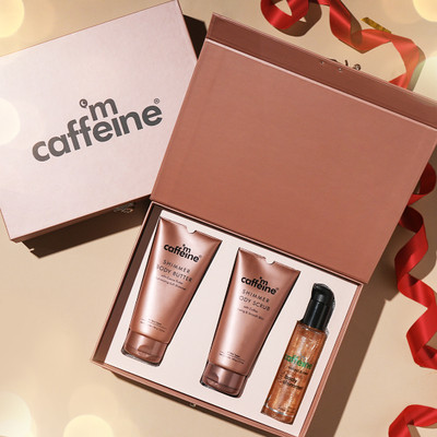 mCaffeine Shimmer & Glow Body Gift Kit(3 Items in the set)