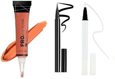 SEUNG COMBO PRO CONCEALER WITH BLACK SKETCH EYELINER & WHITE SKETCH EYELINERNER COMBO(3 Items in the set)