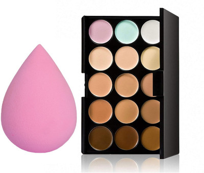 Neycare NEW MULTI COMBO SET CONCEALER WITH BEAUTY BLENDER PAKC OF 2(2 Items in the set)