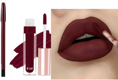AFARAXIA Smooth Matte Lip Liquid Lipstick, Smooth Lip Color, Weightless Finish(2 Items in the set)