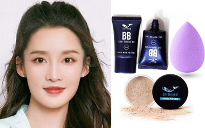 BLUEMERMAID NATURAL FINISH COMBO MAKEUP SET OF 3 FOR WOMEN(3 Items in the set)