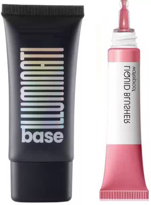 HUZURLU Highllighter Blusher best makeup combo(2 Items in the set)