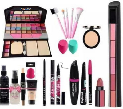 zukrave Makeup Combo Kit(20 Items in the set)