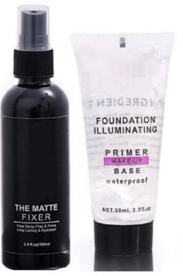 REIMICHI Makeup Fever Combo of FIXER and PRIMER SET OF 2(2 Items in the set)