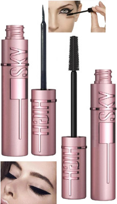 Neycare mascara with eye liner super new look water proof pack of 2(2 Items in the set)