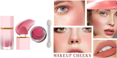 Sheny Long Lasting Lip Tint Waterproof Matte And Liquid Blush Face Blusher Natural Smooth Blusher(1 Items in the set)