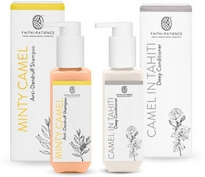Faith & Patience Minty Camel Anti-Dandruff Shampoo With Camel in Tahiti Deep conditioner Conditioner- 200 ML(1 Items in the set)