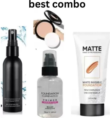 lately BEST COMBO OF FIXER PRIMER COMPACT FOUNDATION(4 Items in the set)
