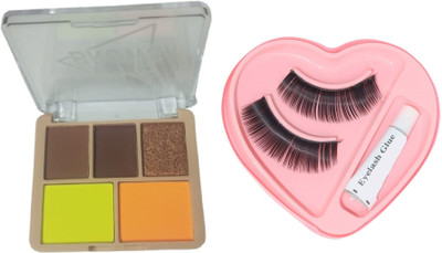 Latixmat Waterproof Eyebrow Filler with Eyeshadow and Eyelash Extensions(2 Items in the set)