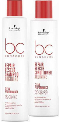 Schwarzkopf Professional Bc Bonacure Repair Rescue Combo Set Of (Shampoo and Conditioner)(2 Items in the set)