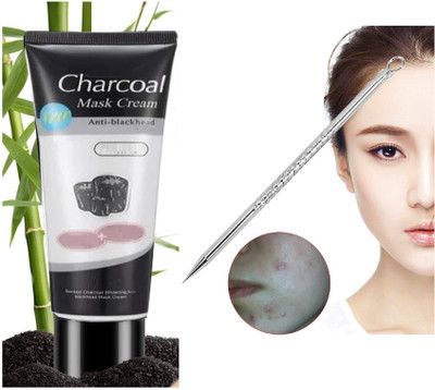 Libline Charcaol Blackhead Remover Face Mask Oil-Control with blackhead remover tool(2 Items in the set)