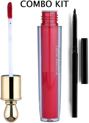 JANOST ULTRA SOFT MATTE EYE KAJAL AND LIQUID SINDOOR(2 Items in the set)