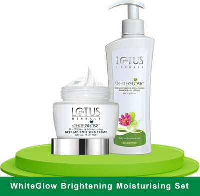 LOTUS HERBALS WhiteGlow Skin Brightening Moisturising Set(2 Items in the set)