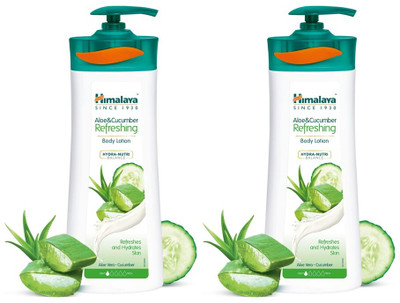 HIMALAYA Aloe & Cucumber Refreshing Body Lotion (Pack Of 2)(2 Items in the set)