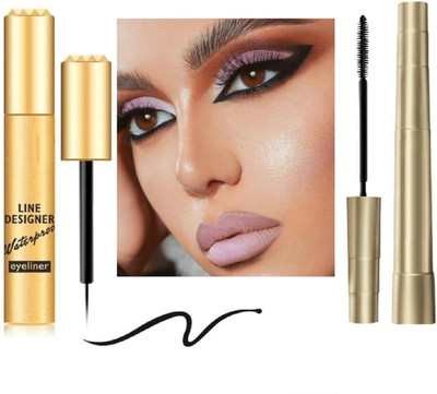 nn super perfect matte eyeliner with mascara soft and smooth pack of 2(2 Items in the set)