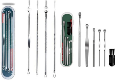 ghorela G 1 Ear Wax Removal Kit + 1 Blackhead Remover Tool Set (Pack of 2)(1 Items in the set)
