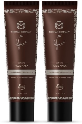 THE MAN COMPANY Caffeine Face Mask 30g – pack of 2  (60 g)