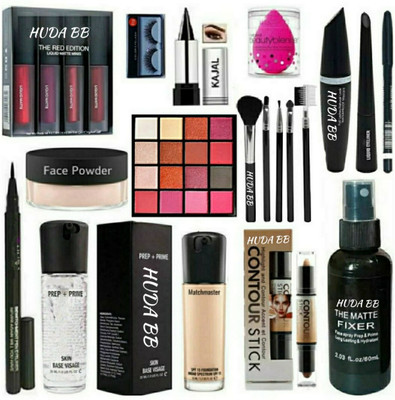 huda.bb Beauty Makeup Combo Kits For Girls & Women With All Products(13 Items in the set)