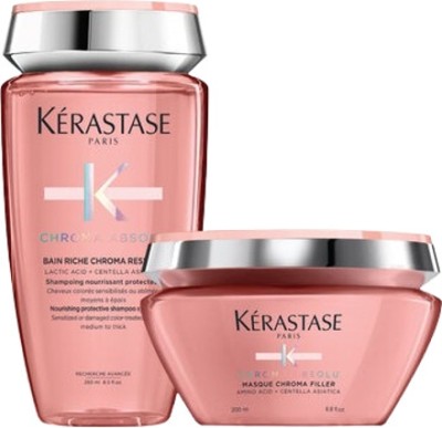 KERASTASE Chroma Absolu - Bain Riche Chroma Respect Shampoo & Chroma Filler Masque(2 Items in the set)