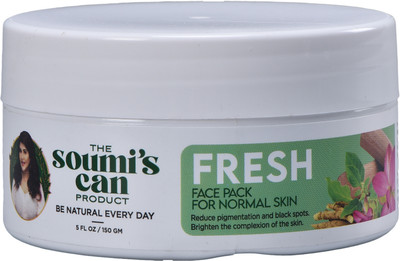 The Soumi's Can Product FRESH FACE PACK (FOR NORMAL SKIN) JAR(150 g)