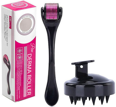 Piru All-in-One Hair Solution: Microneedling Roller & Scalp Massager(2 Items in the set)