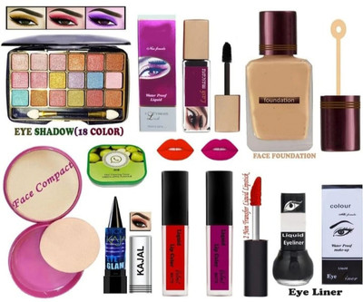 LIpaboma Beauty Alluring Makeup Kit Of 9 item(9 Items in the set)