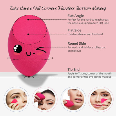 AMOSFIA Extra Soft All-rounder Makeup Perfecting Sponge Beauty Blender Puff
