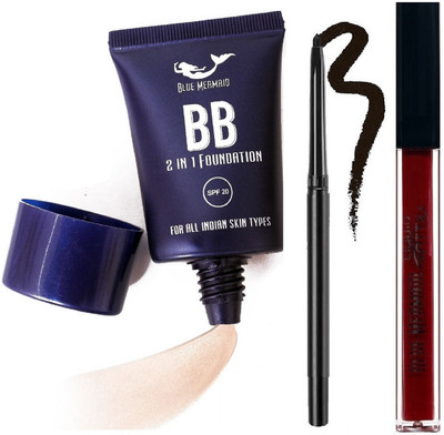 BLUEMERMAID Includes Face Makeup Combo Absolute Blur Perfect Makeup(3 Items in the set)