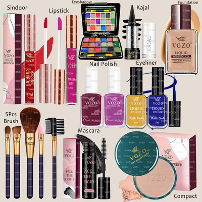 VOZO Makeup Combo for Women Dream Collection with Rare Pigments Daily Wear VT-287(16 Items in the set)