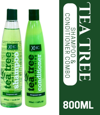Xpel Marketing Tea Tree Anti Dandruff Shampoo & Conditioner Combo,400ml - For All Hair Types(2 Items in the set)