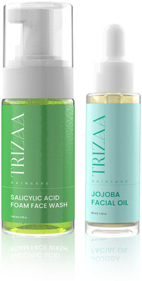 Trizaa Salicylic Acid Foam Face Wash and Jojoba Oil(2 Items in the set)