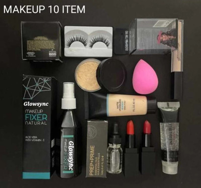 Glowsync Face makeup combo of 10 items in the set(10 Items in the set)