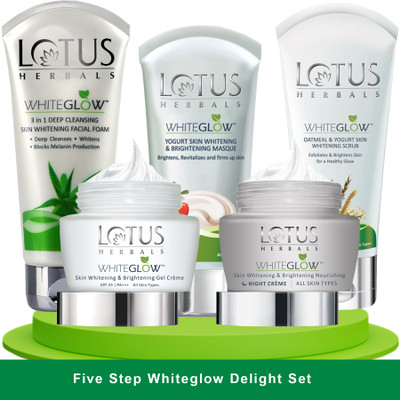 LOTUS HERBALS Five Step WhiteGlow Delight Set(5 Items in the set)