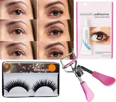 SHENY COLORS perfect for eye Eyelash Curler and False Eyelashes And Eyelashes(3 Items in the set)