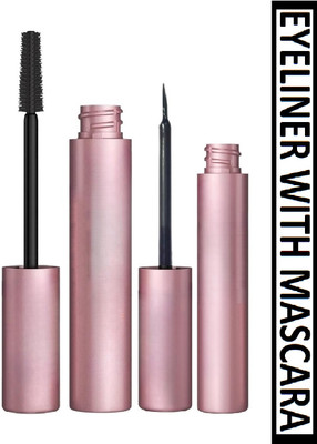Maryville new look mascara wth eyeliner water proof new look pack of 2(2 Items in the set)