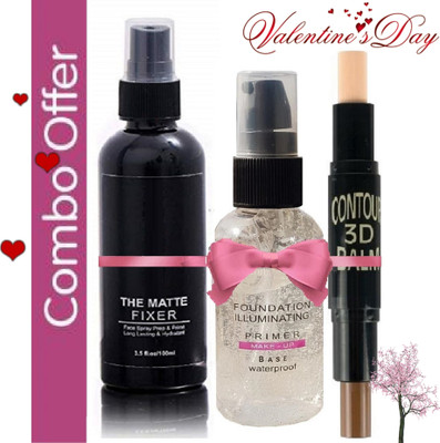 THTC Valentines day special makeup combo(3 Items in the set)
