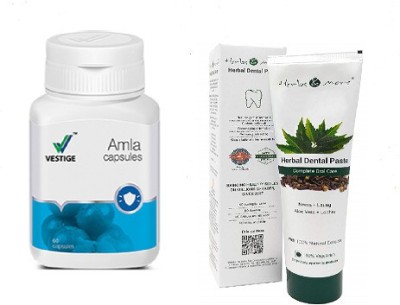 NETSURF Toothpaste (125g) & Amla 60 Capsules(2 Items in the set)